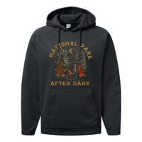 Funny National Park After Dark Gift Performance Fleece Hoodie