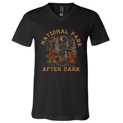 Funny National Park After Dark Gift V-Neck T-Shirt