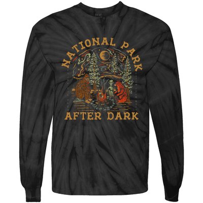 Funny National Park After Dark Gift Tie-Dye Long Sleeve Shirt