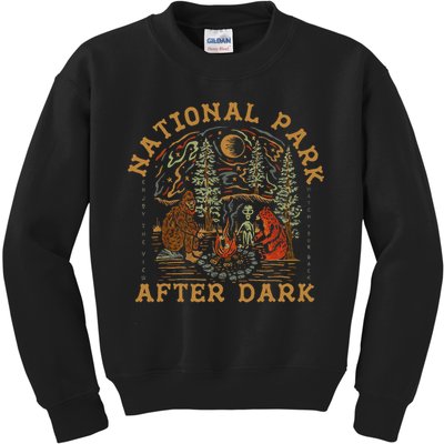 Funny National Park After Dark Gift Kids Sweatshirt