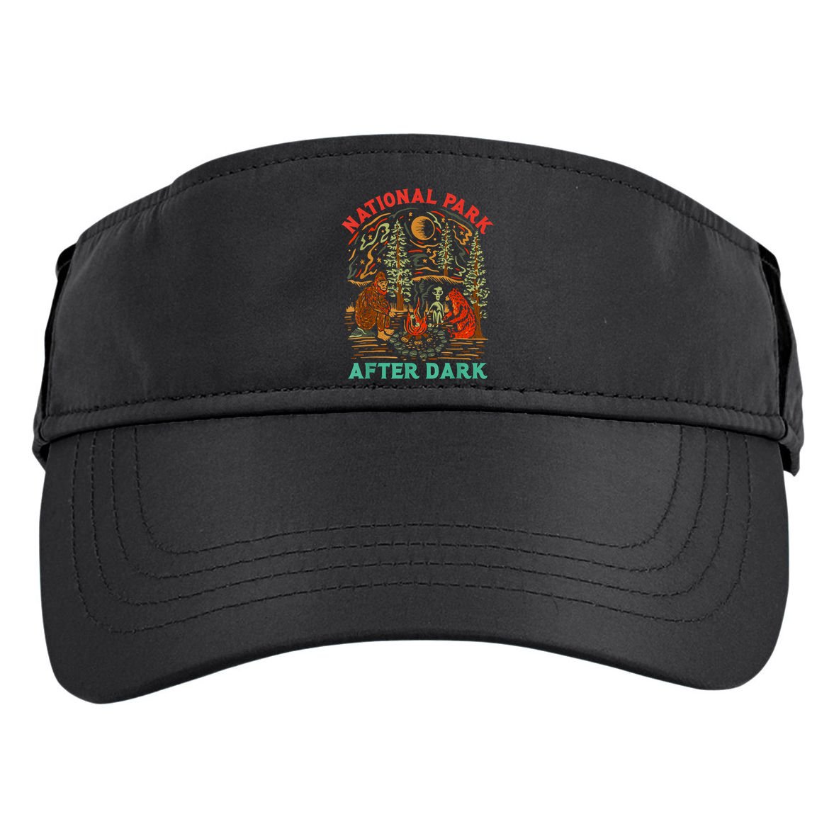 Funny National Park After Dark Adult Drive Performance Visor