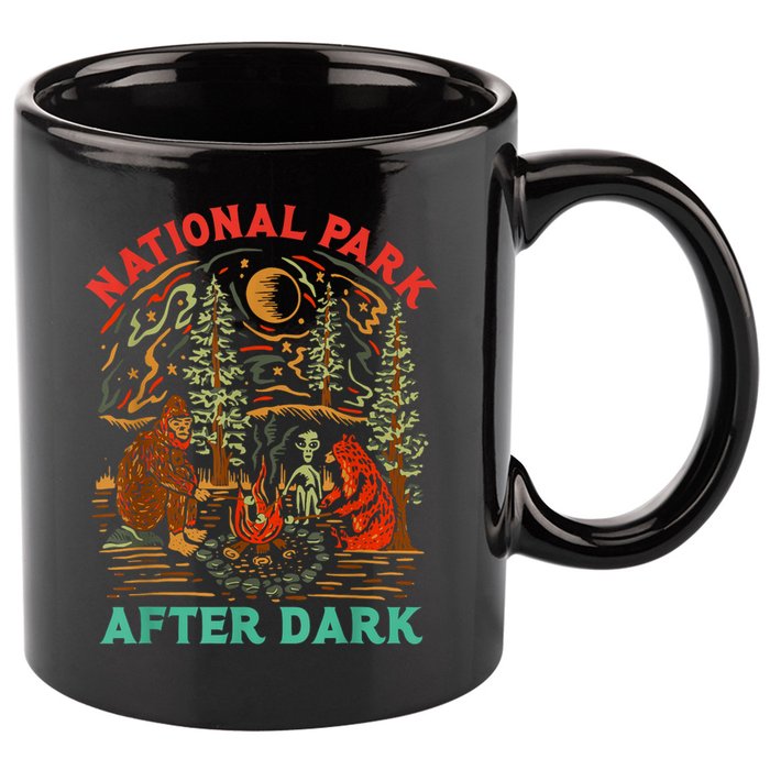Funny National Park After Dark 11oz C Handle Ceramic Mug