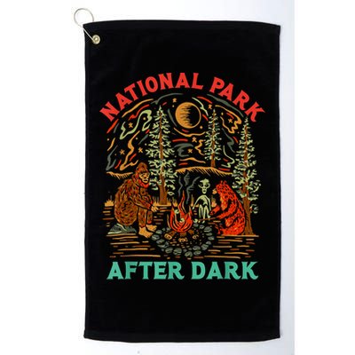 Funny National Park After Dark Golf Towel