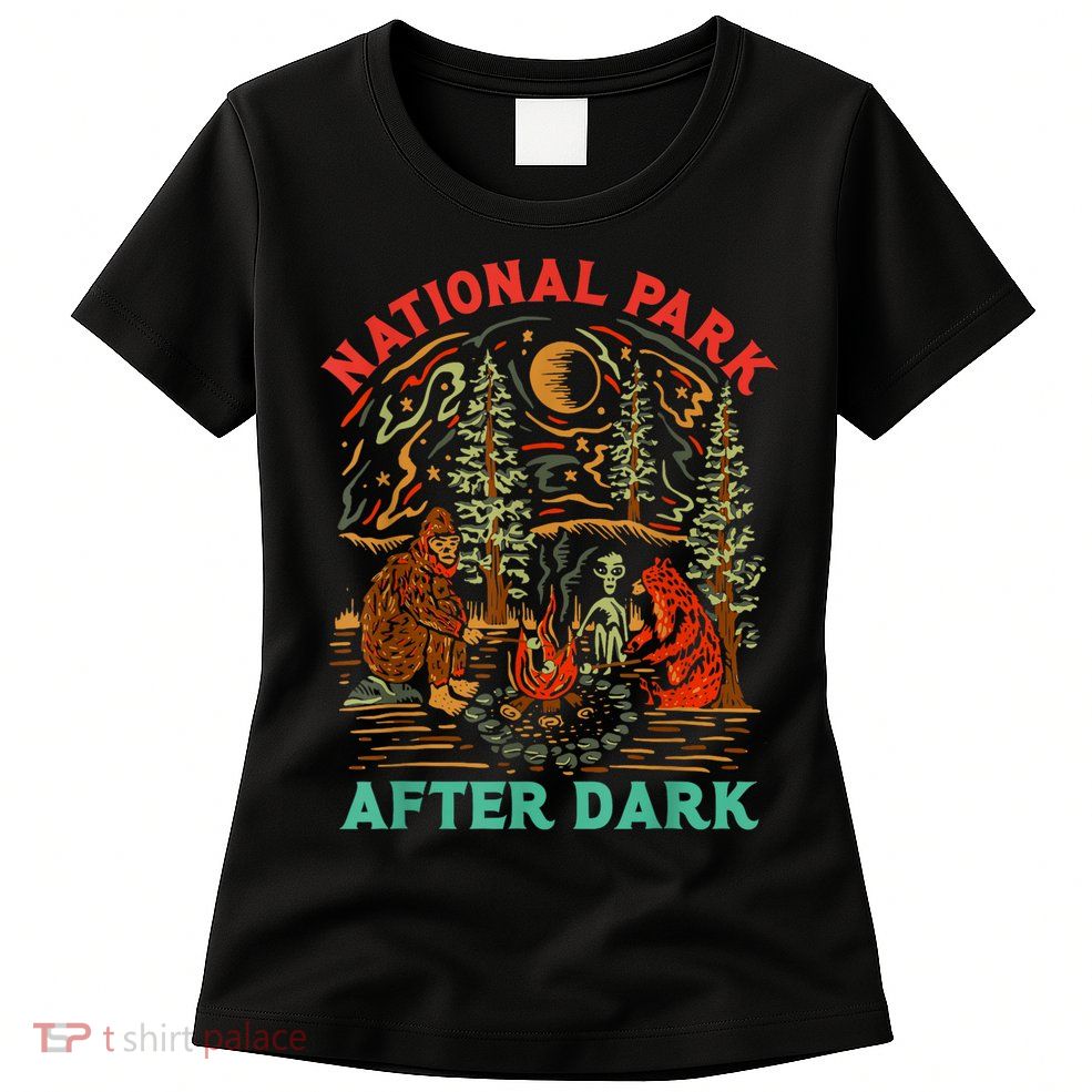 Funny National Park After Dark Womens T-Shirt