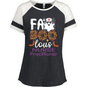 Faboolous Nurse Practitioner Halloween Funny For Nursing Cool Gift Enza Ladies Jersey Colorblock Tee