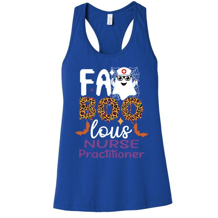 Faboolous Nurse Practitioner Halloween Funny For Nursing Cool Gift Women's Racerback Tank