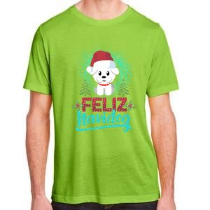 Feliz Navidog Poodle Dog Christmas Tree Christmas Gift Funny Gift Adult ChromaSoft Performance T-Shirt