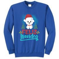 Feliz Navidog Poodle Dog Christmas Tree Christmas Gift Funny Gift Sweatshirt