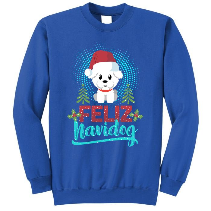 Feliz Navidog Poodle Dog Christmas Tree Christmas Gift Funny Gift Sweatshirt