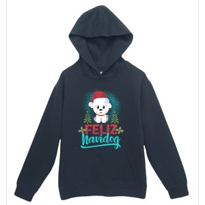 Feliz Navidog Poodle Dog Christmas Tree Christmas Gift Funny Gift Urban Pullover Hoodie