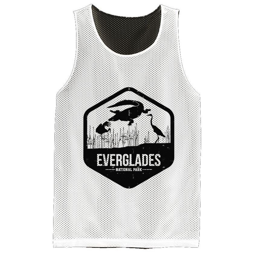 Florida National Park Everglades National Park Mesh Reversible Basketball Jersey Tank