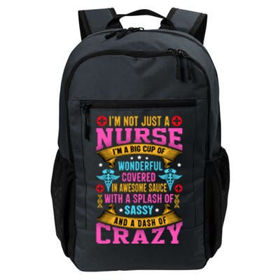 Funny Nurse Personality Daily Commute Backpack