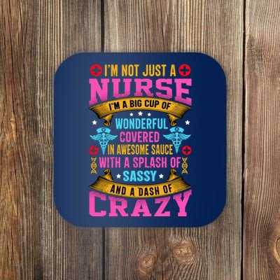 Funny Nurse Personality Coaster