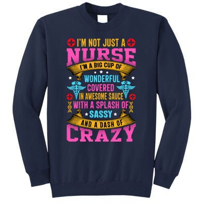 Funny Nurse Personality Tall Sweatshirt