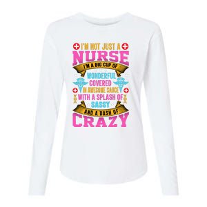 Funny Nurse Personality Womens Cotton Relaxed Long Sleeve T-Shirt