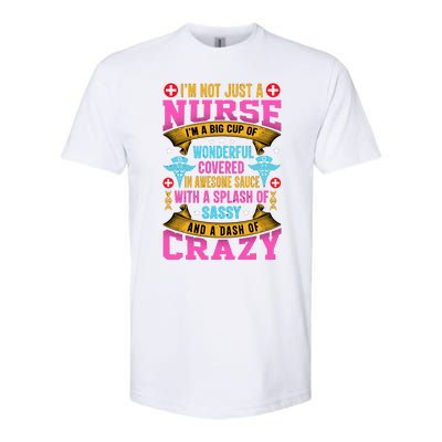 Funny Nurse Personality Softstyle CVC T-Shirt