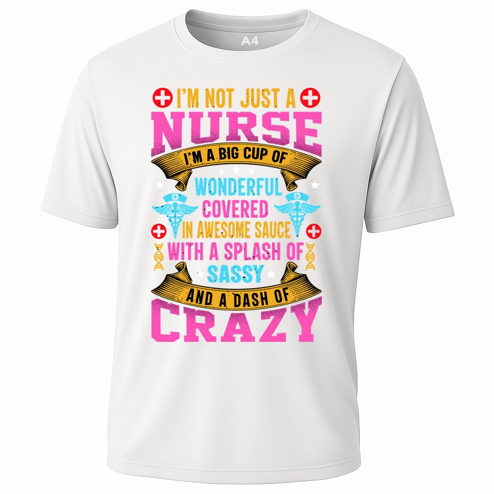 Funny Nurse Personality Cooling Performance Crew T-Shirt