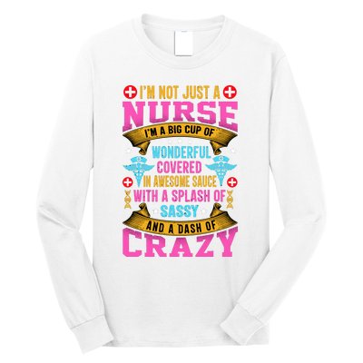 Funny Nurse Personality Long Sleeve Shirt