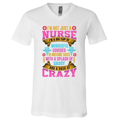 Funny Nurse Personality V-Neck T-Shirt