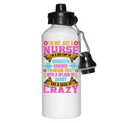 Funny Nurse Personality Aluminum Water Bottle