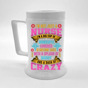 Funny Nurse Personality Beer Stein