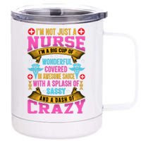 Funny Nurse Personality 12 oz Stainless Steel Tumbler Cup