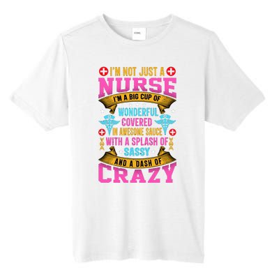 Funny Nurse Personality Tall Fusion ChromaSoft Performance T-Shirt