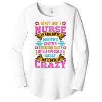 Funny Nurse Personality Women's Perfect Tri Tunic Long Sleeve Shirt