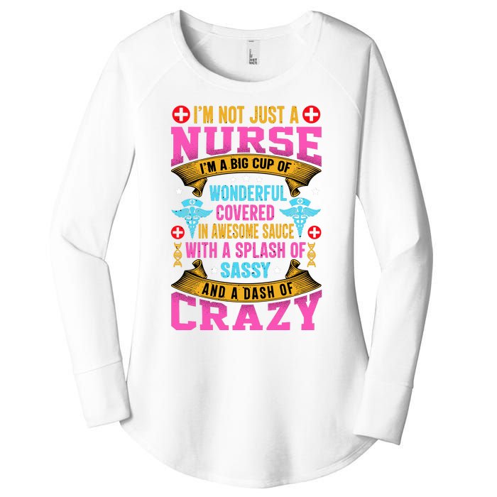 Funny Nurse Personality Women's Perfect Tri Tunic Long Sleeve Shirt