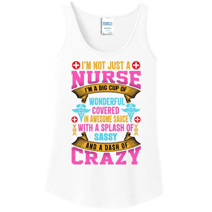 Funny Nurse Personality Ladies Essential Tank