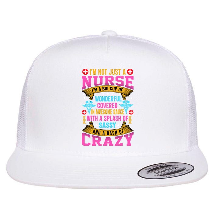 Funny Nurse Personality Flatbill Hat