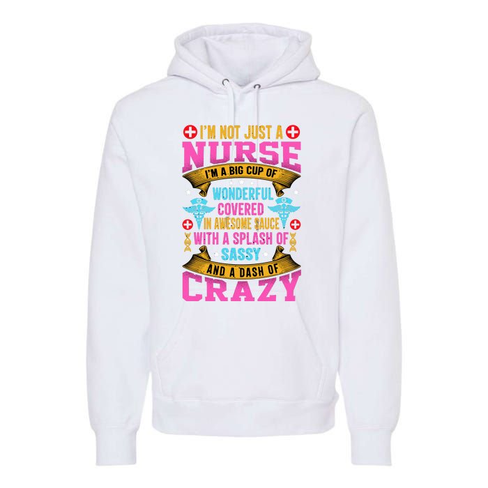 Funny Nurse Personality Premium Hoodie