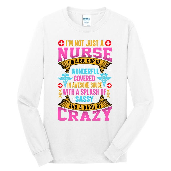 Funny Nurse Personality Tall Long Sleeve T-Shirt