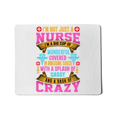 Funny Nurse Personality Mousepad