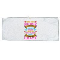 Funny Nurse Personality Large Microfiber Waffle Golf Towel