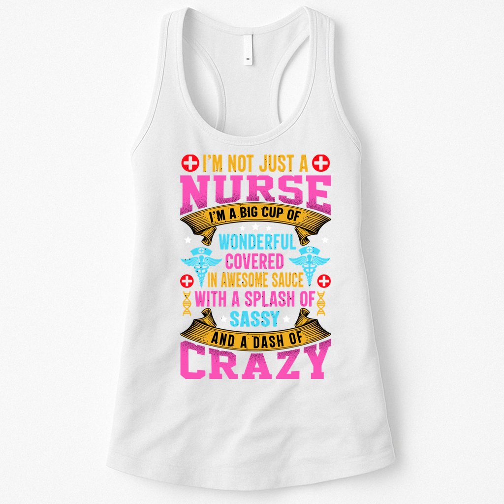 Funny Nurse Personality Womens Tank Top