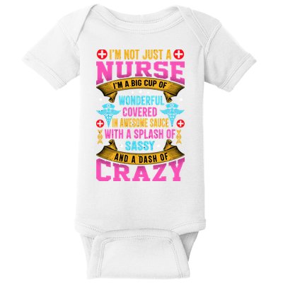 Funny Nurse Personality Baby Bodysuit