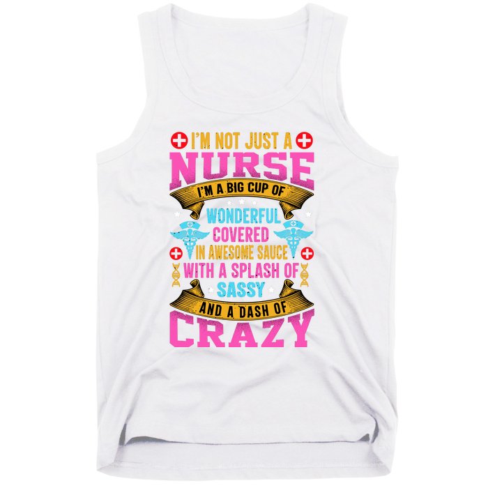 Funny Nurse Personality Tank Top