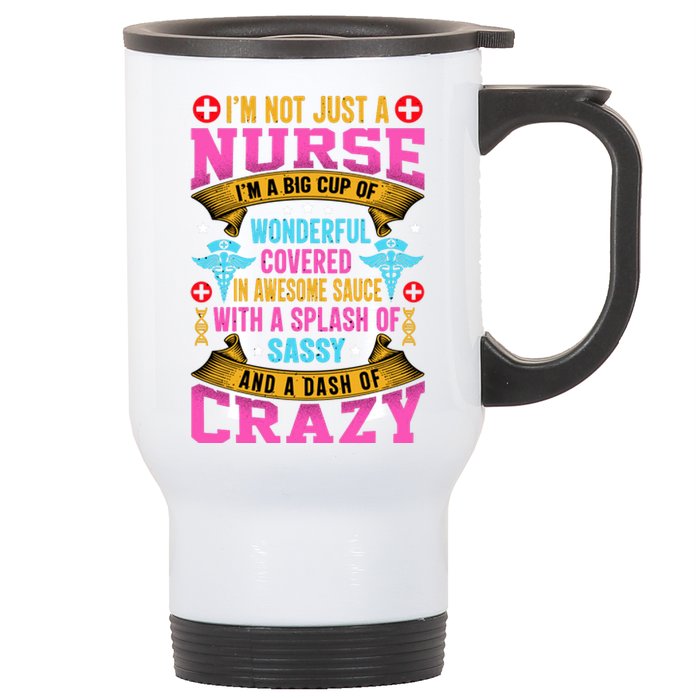 Funny Nurse Personality Stainless Steel Travel Mug