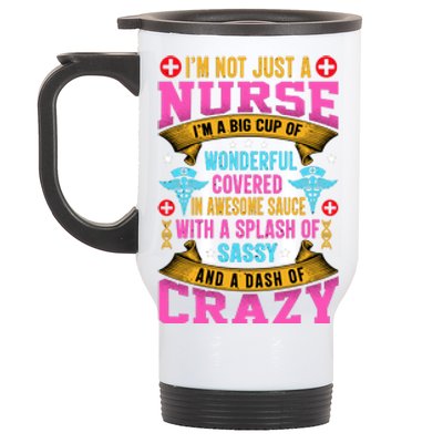 Funny Nurse Personality Stainless Steel Travel Mug