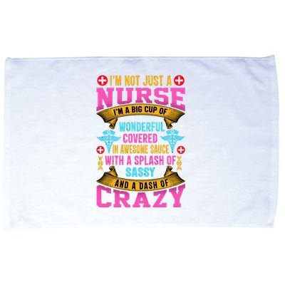 Funny Nurse Personality Microfiber Hand Towel