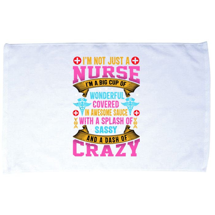 Funny Nurse Personality Microfiber Hand Towel