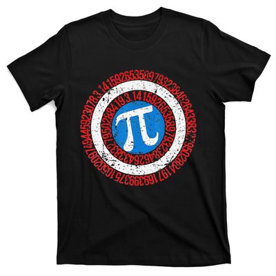 funny National Pi Day Math Teacher Captain T-Shirt