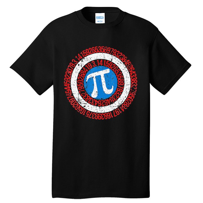 funny National Pi Day Math Teacher Captain Tall T-Shirt