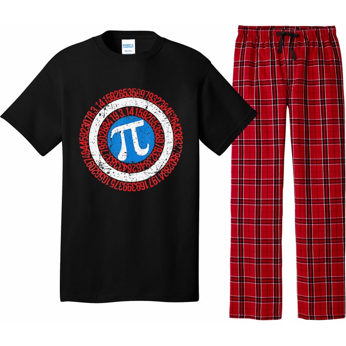 funny National Pi Day Math Teacher Captain Pajama Set