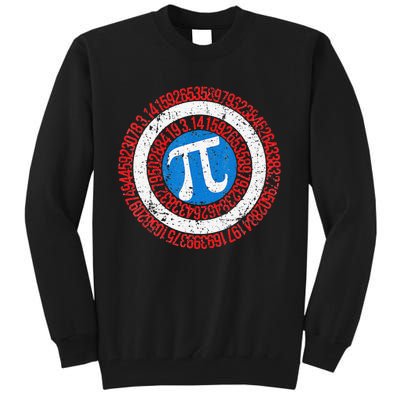 funny National Pi Day Math Teacher Captain Tall Sweatshirt