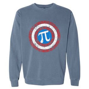 funny National Pi Day Math Teacher Captain Garment-Dyed Sweatshirt