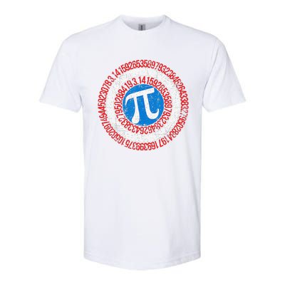 funny National Pi Day Math Teacher Captain Softstyle CVC T-Shirt