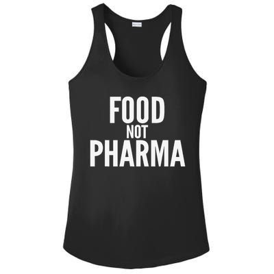 Food Not Pharma Ladies PosiCharge Competitor Racerback Tank