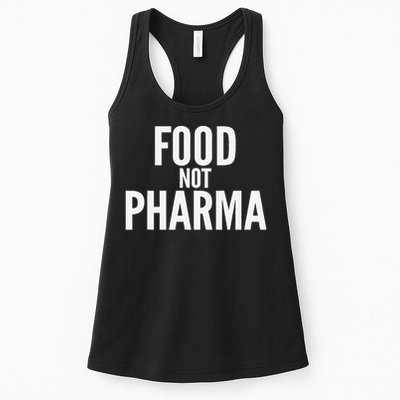 Food Not Pharma Womens Tank Top